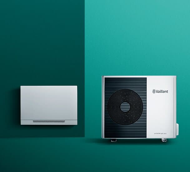 aroVAIR konzola sa aroTHERM Split plus toplotnom pumpom
